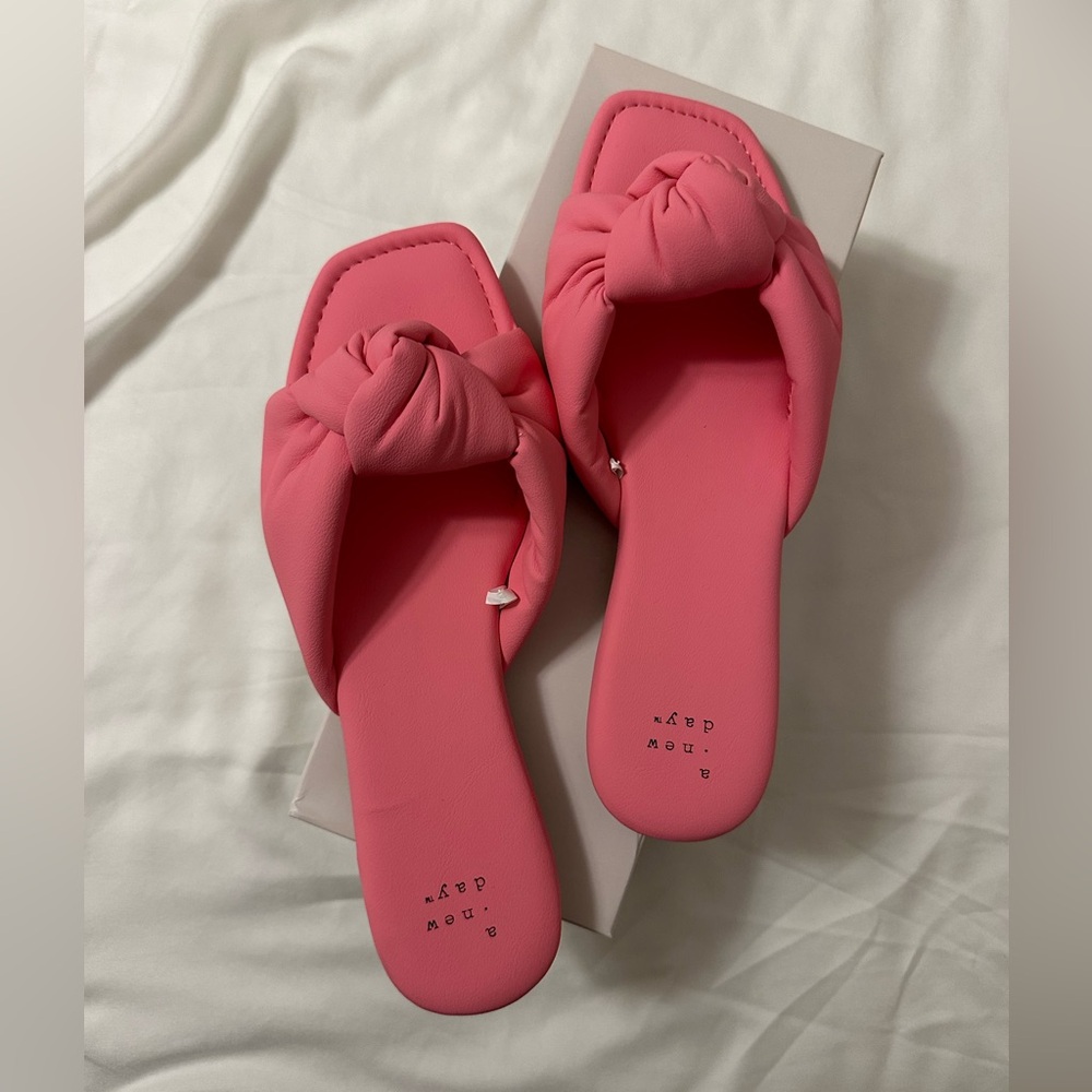 pink sandals